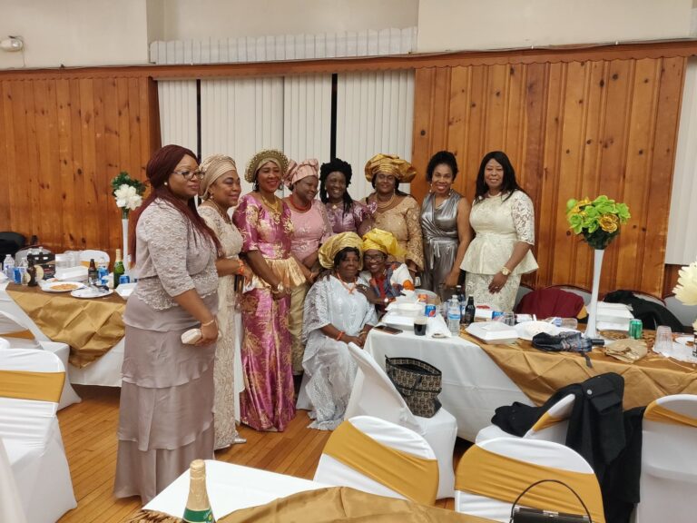 Members gathered in fellowship during an AWC event.