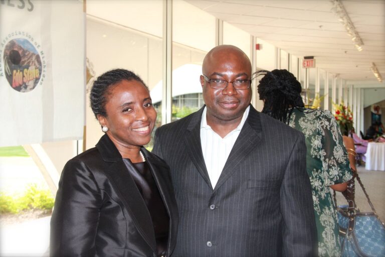 AWC members in community fellowship.