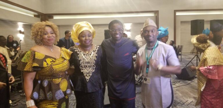 AWC community members and friends gathered together.